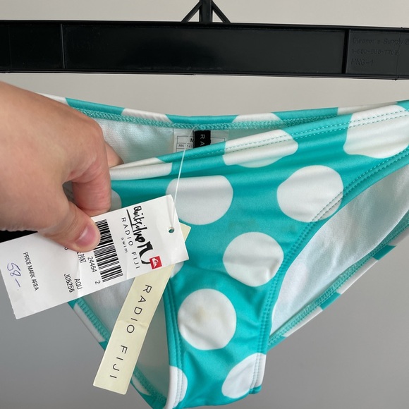 Vintage Deadstock Quiksilver Radio Fiji Polka-Dot Bikini - Picture 5 of 5